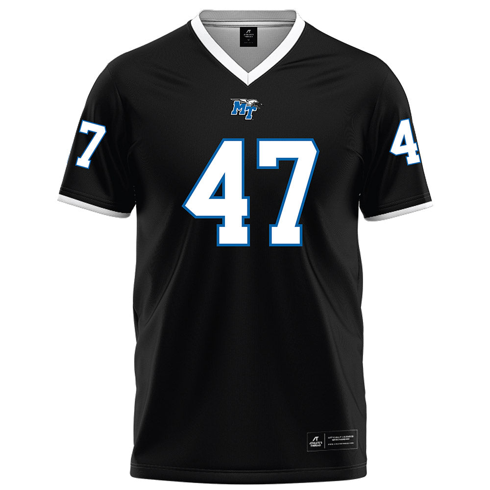 MTSU - NCAA Football : Chayce Smith - Black Football Jersey-0