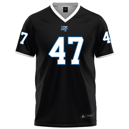 MTSU - NCAA Football : Chayce Smith - Black Football Jersey-0