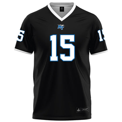MTSU - NCAA Football : Rocco Williams - Black Football Jersey-0