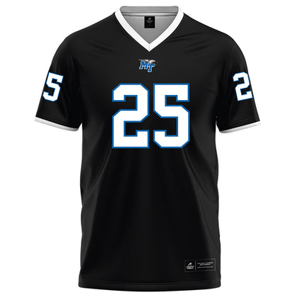 MTSU - NCAA Football : Ethan Sherman - Black Football Jersey-0
