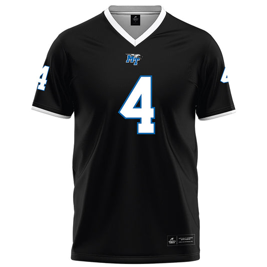 MTSU - NCAA Football : Tyree Patterson - Black Football Jersey-0