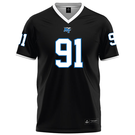 MTSU - NCAA Football : Dominic Bourgeois - Black Football Jersey-0