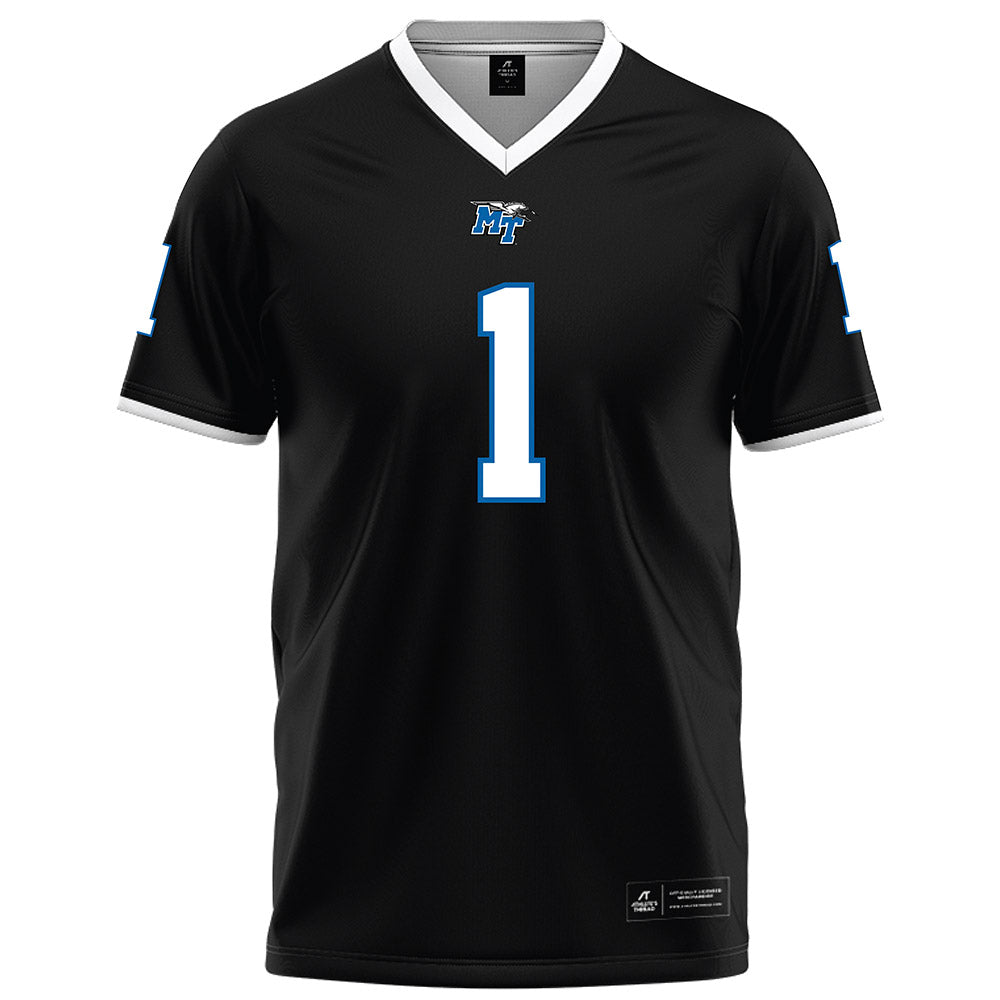 MTSU - NCAA Football : Markus Allen - Black Football Jersey-0