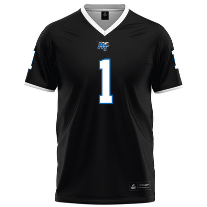 MTSU - NCAA Football : Markus Allen - Black Football Jersey-0
