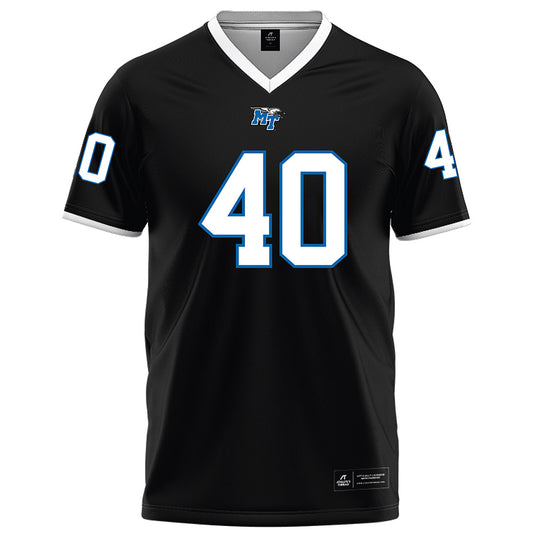 MTSU - NCAA Football : BJ Ausmer - Black Football Jersey-0