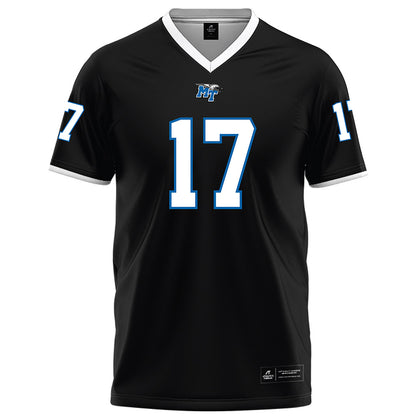 MTSU - NCAA Football : Jayson Lowe - Black Football Jersey-0