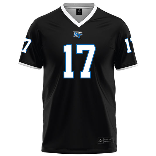 MTSU - NCAA Football : Jayson Lowe - Black Football Jersey-0