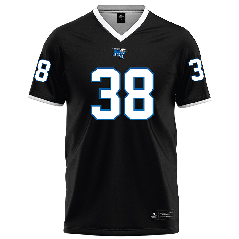 MTSU - NCAA Football : Locke Kennedy - Black Football Jersey-0