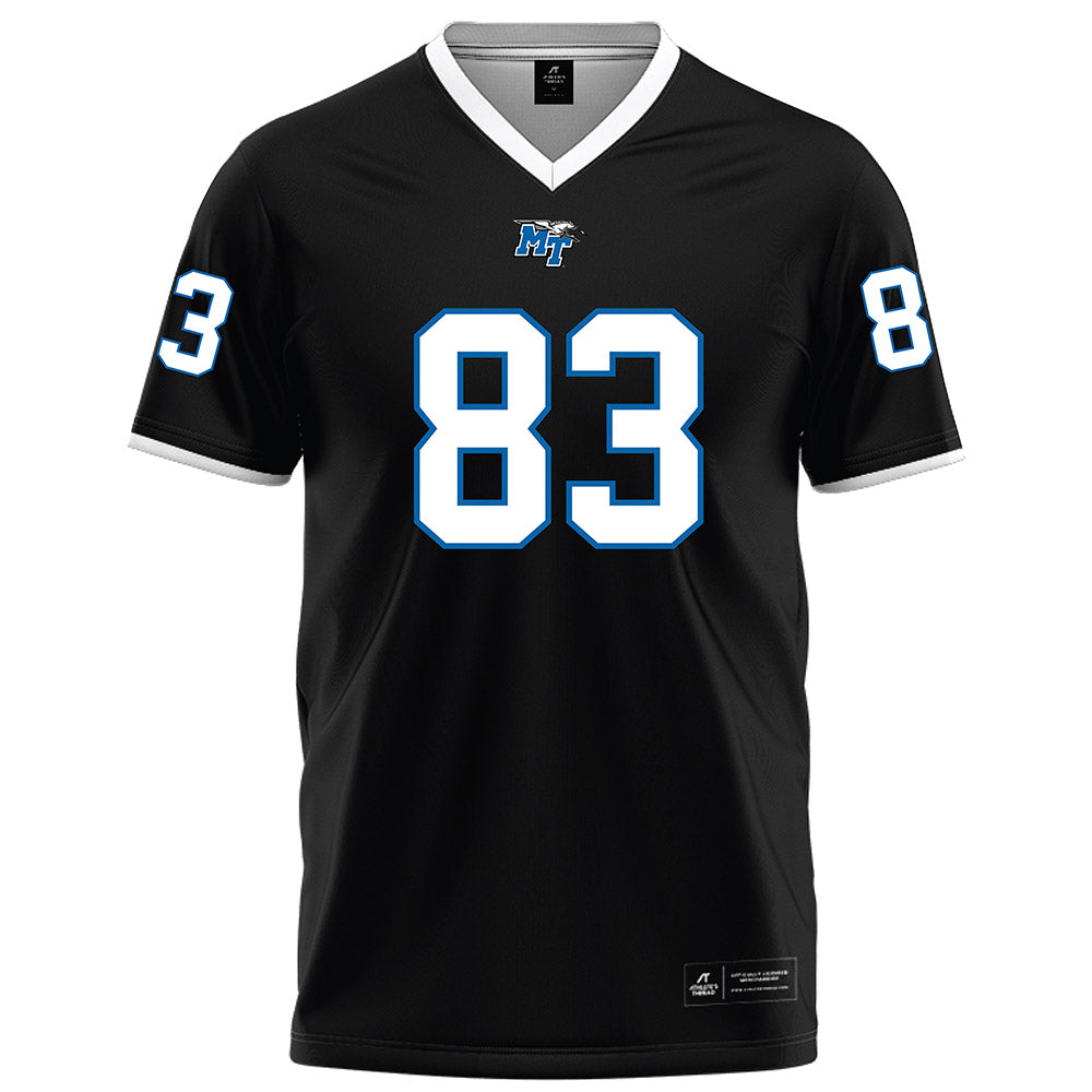 MTSU - NCAA Football : Koraun Perdue - Black Football Jersey-0