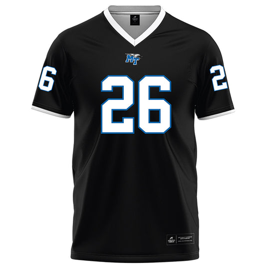 MTSU - NCAA Football : Korey Smith - Black Football Jersey-0