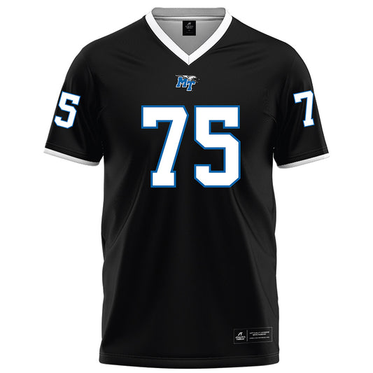 MTSU - NCAA Football : Reese Tripp - Black Football Jersey-0