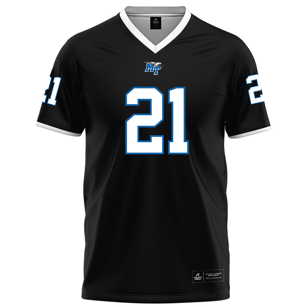 MTSU - NCAA Football : Jason Hardy - Black Football Jersey-0