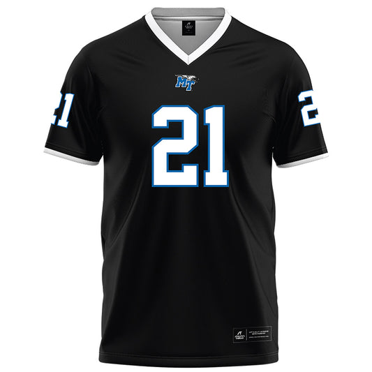 MTSU - NCAA Football : Jason Hardy - Black Football Jersey-0