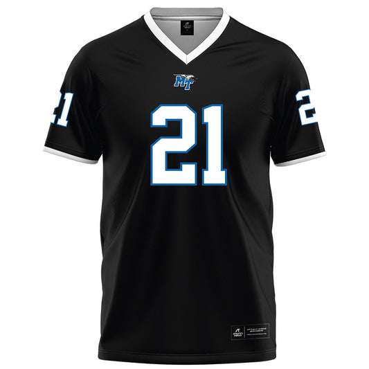 MTSU - NCAA Football : Jason Hardy - Black Football Jersey-0
