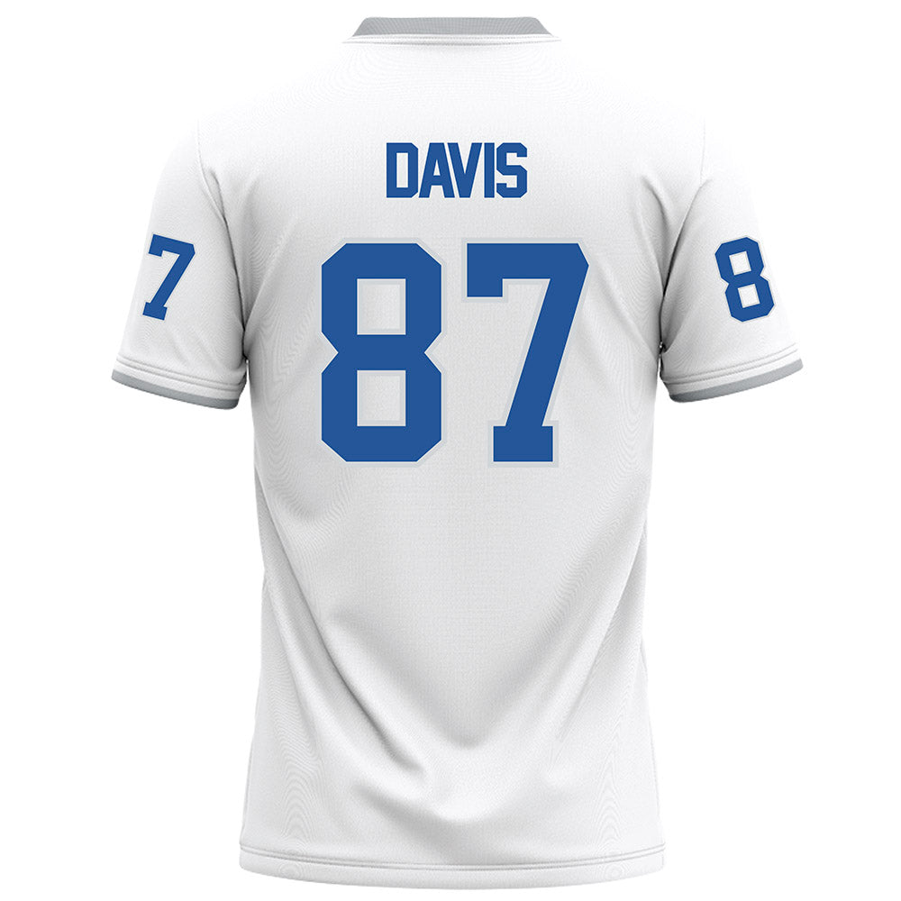 MTSU - NCAA Football : Chase Davis - White Football Jersey-1