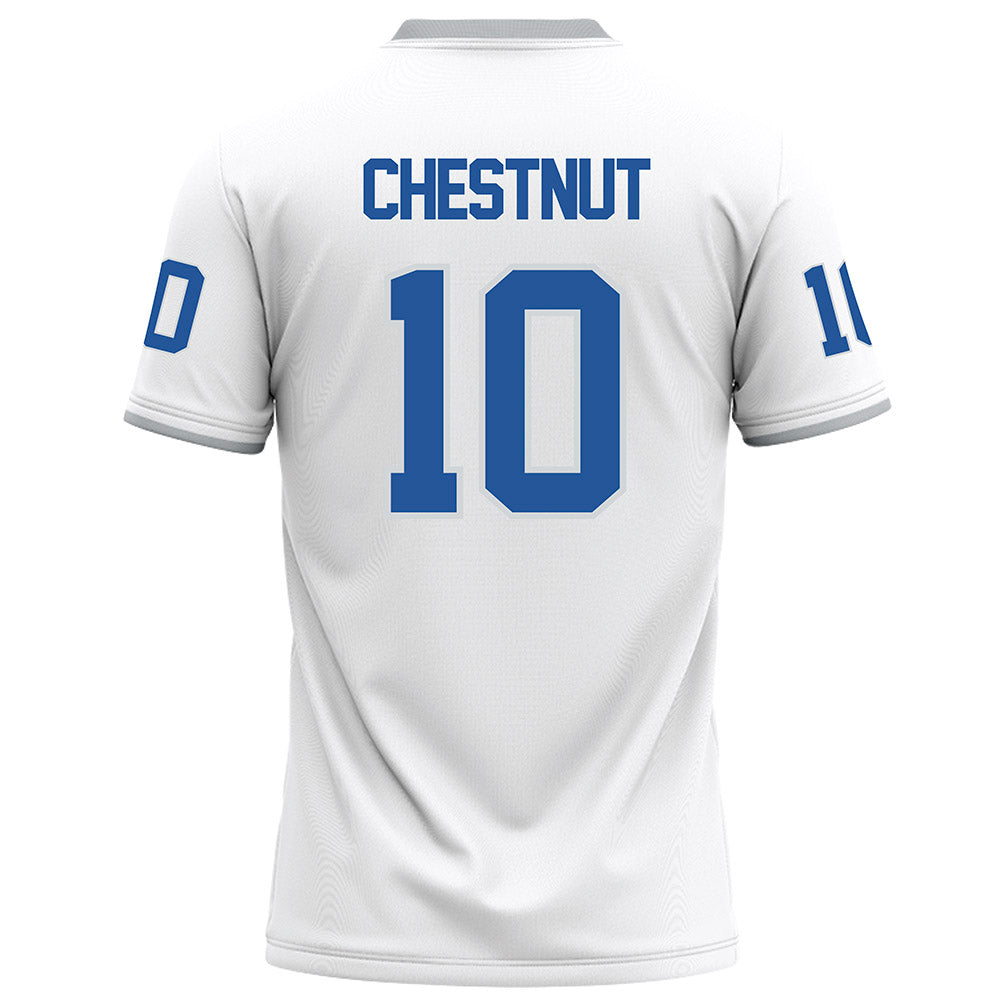 MTSU - NCAA Football : Jordan Chestnut - White Football Jersey-1