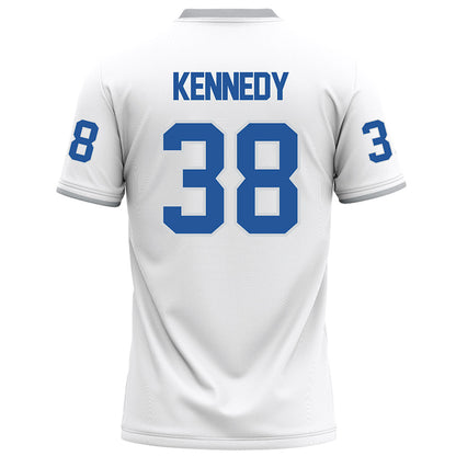 MTSU - NCAA Football : Locke Kennedy - White Football Jersey-1