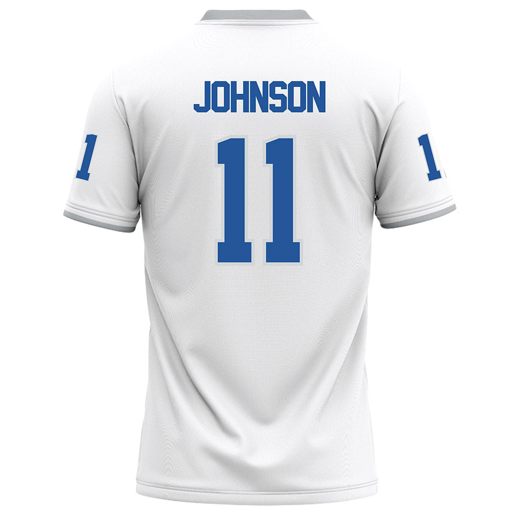 MTSU - NCAA Football : James Johnson - White Football Jersey-1
