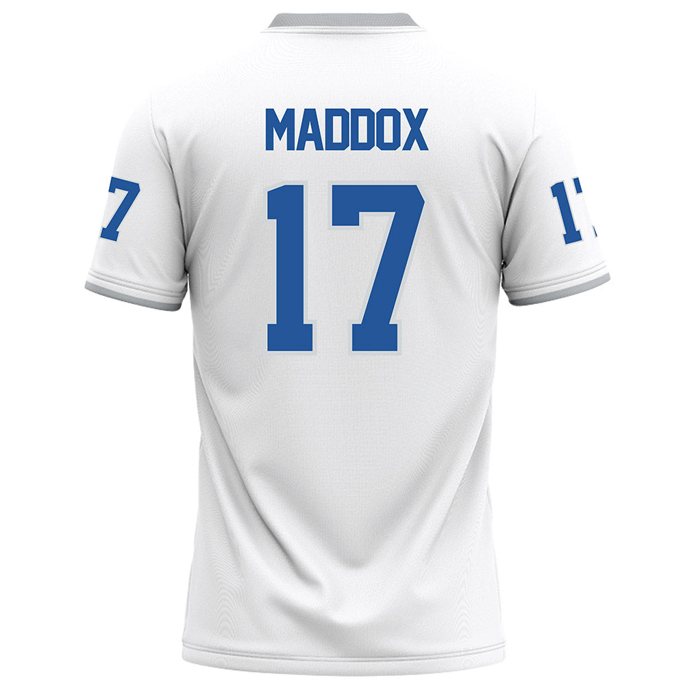 MTSU - NCAA Football : Bryson Maddox - White Football Jersey-1