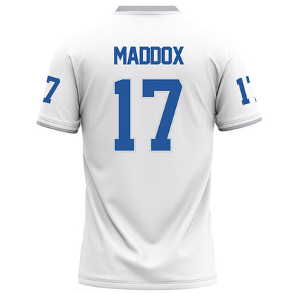 MTSU - NCAA Football : Bryson Maddox - White Football Jersey-1