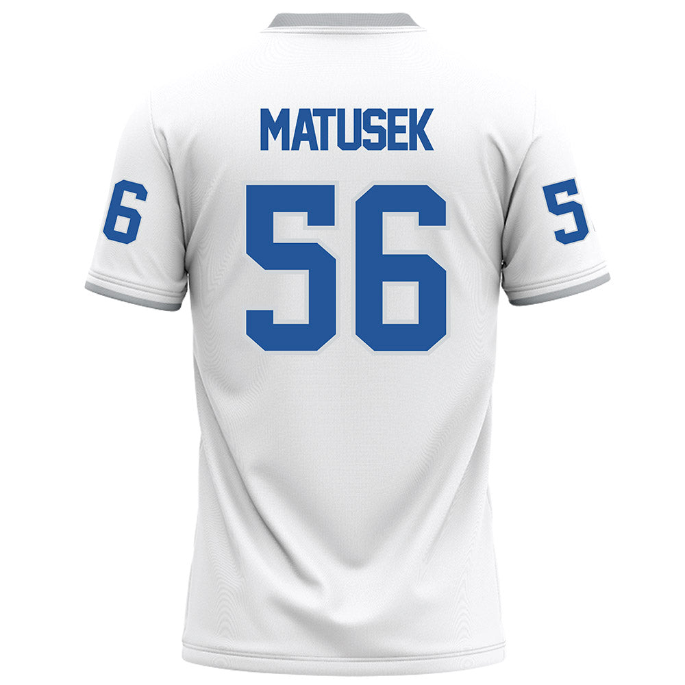MTSU - NCAA Football : Ean Matusek - White Football Jersey-1