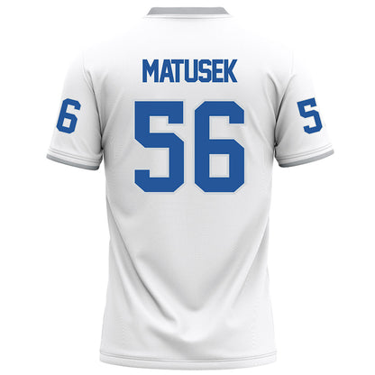 MTSU - NCAA Football : Ean Matusek - White Football Jersey-1