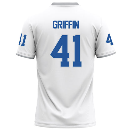 MTSU - NCAA Football : Trashun Griffin - White Football Jersey-1