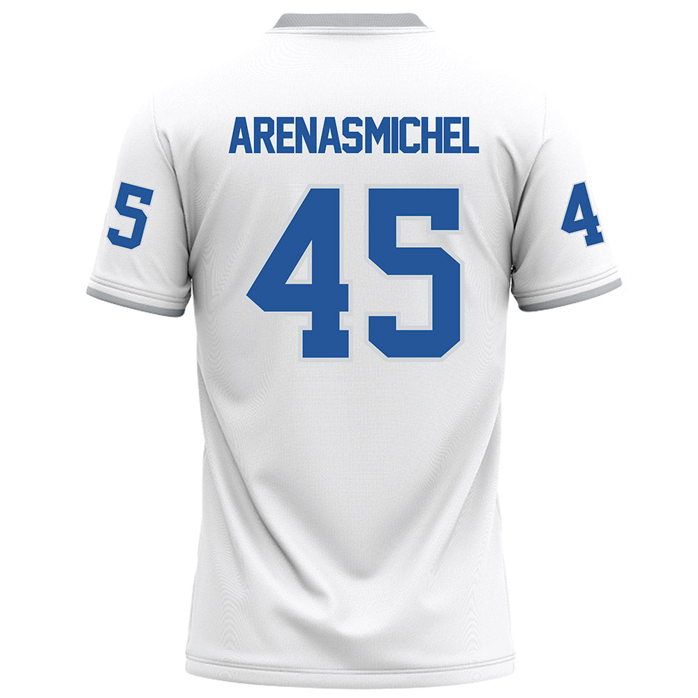 MTSU - NCAA Football : Jayden Arenas-Michel - White Football Jersey-1