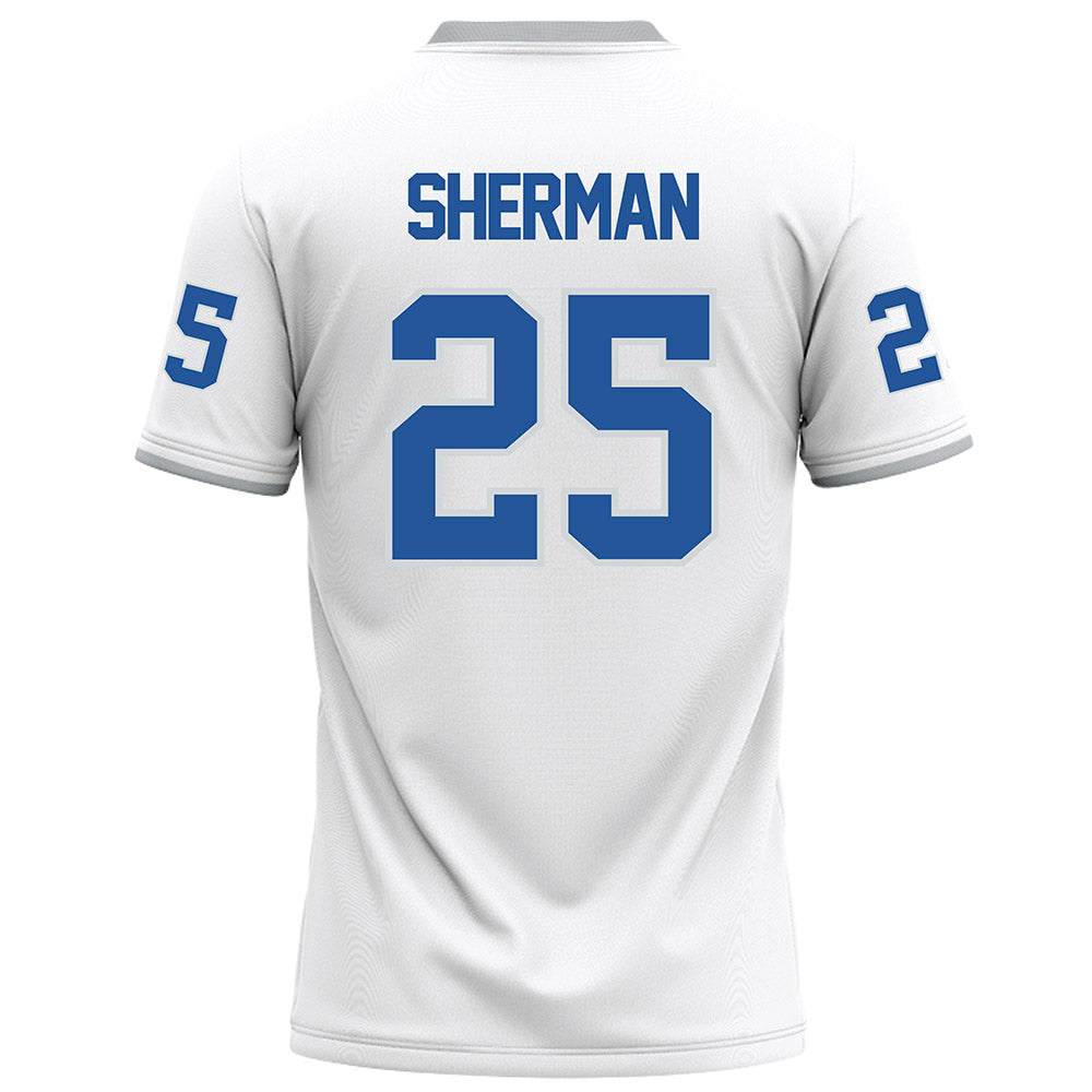 MTSU - NCAA Football : Ethan Sherman - White Football Jersey-1