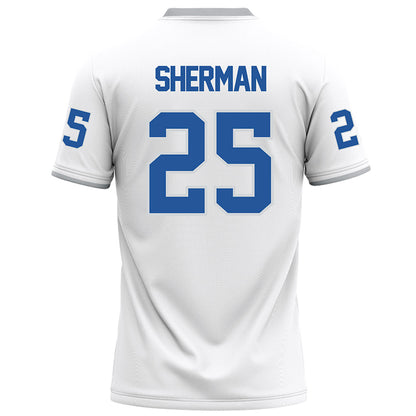 MTSU - NCAA Football : Ethan Sherman - White Football Jersey-1