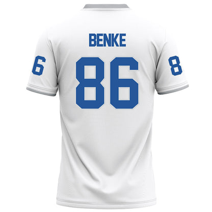 MTSU - NCAA Football : Brody Benke - White Football Jersey-1