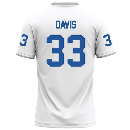 MTSU - NCAA Football : Brooklen Davis - White Football Jersey-1