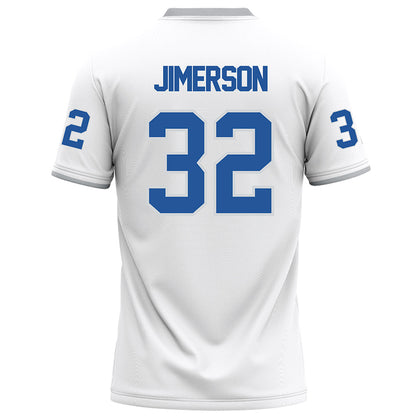 MTSU - NCAA Football : Jonas Jimerson - White Football Jersey-1