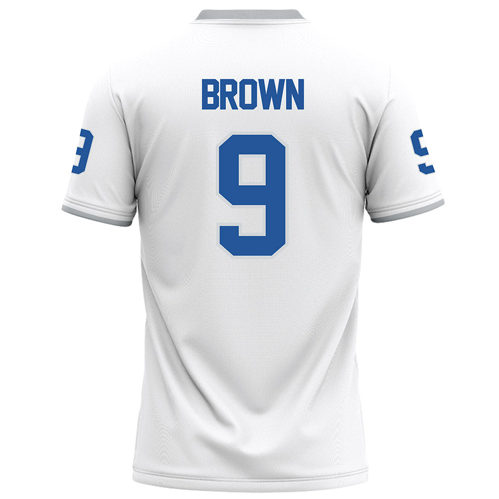 MTSU - NCAA Football : Terrence Brown - White Football Jersey-1