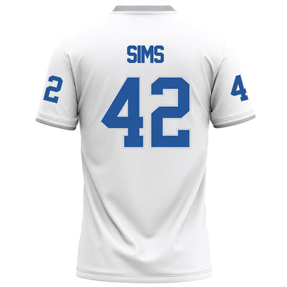 MTSU - NCAA Football : Lagarrius Sims - White Football Jersey-1