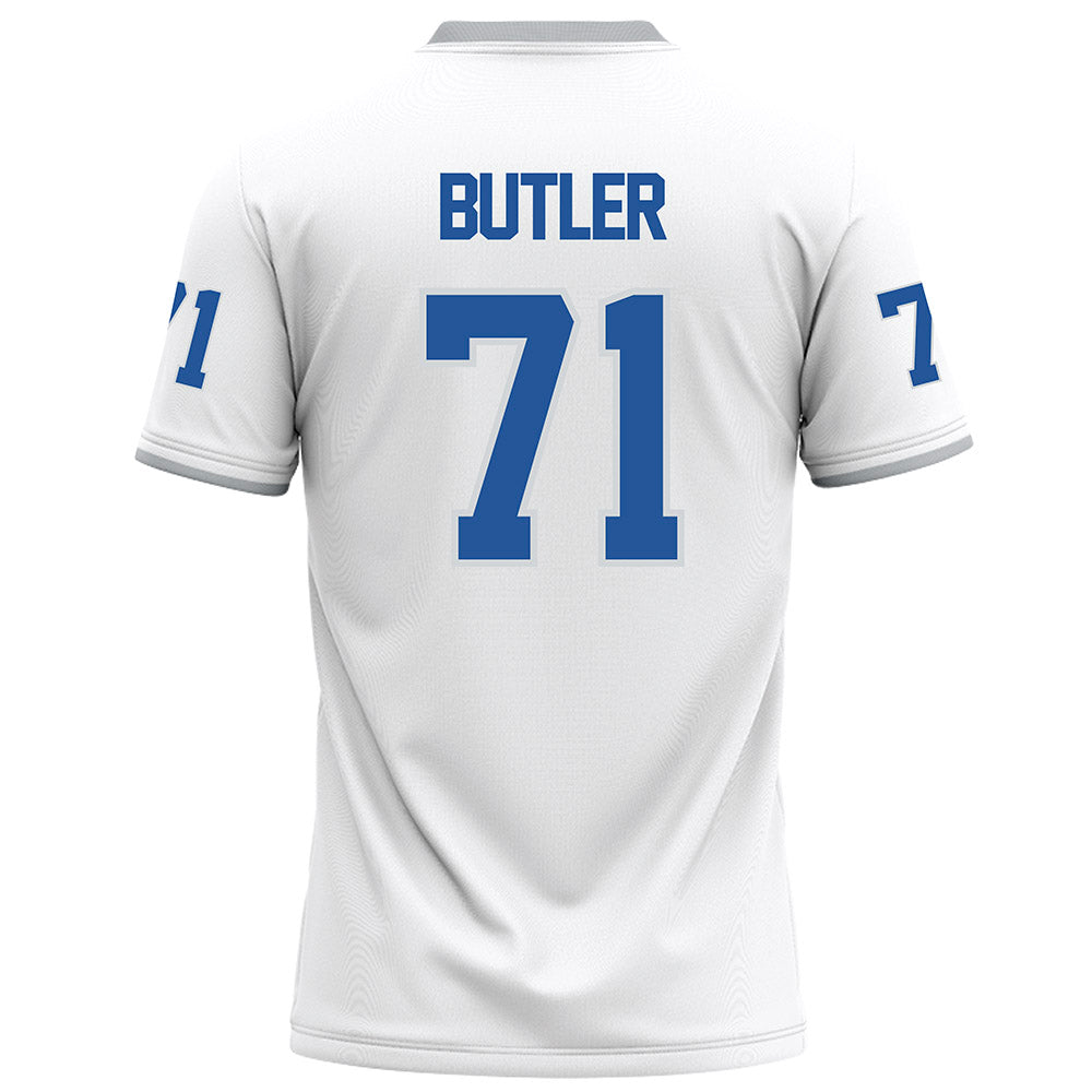 MTSU - NCAA Football : Quentin Butler - White Football Jersey-1