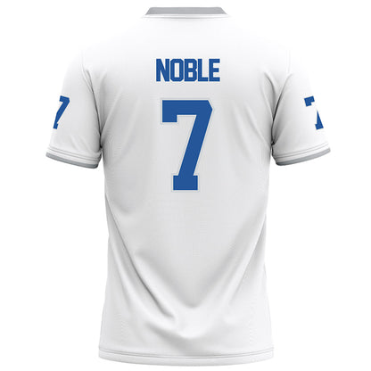 MTSU - NCAA Football : Christofer Noble - White Football Jersey-1