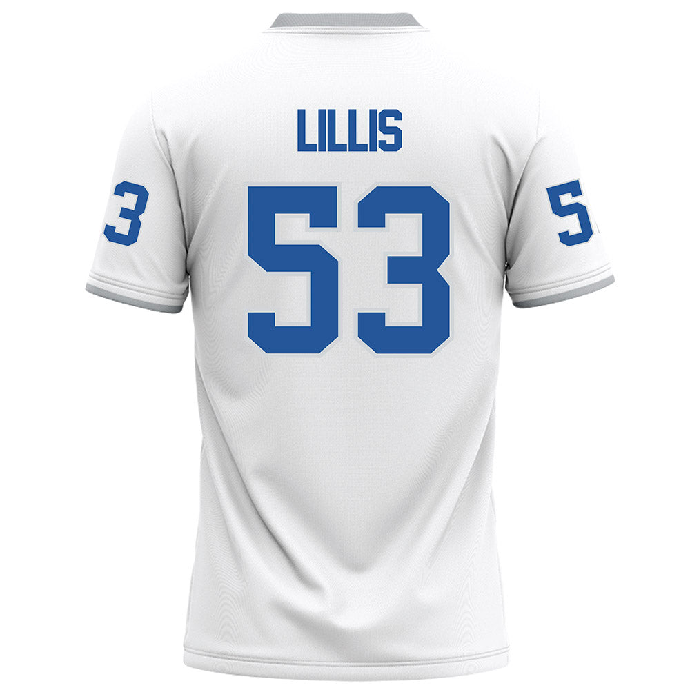 MTSU - NCAA Football : Braxton Lillis - White Football Jersey-1
