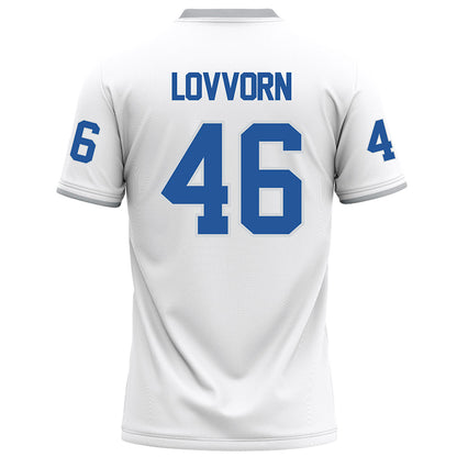MTSU - NCAA Football : Sawyer Lovvorn - White Football Jersey-1