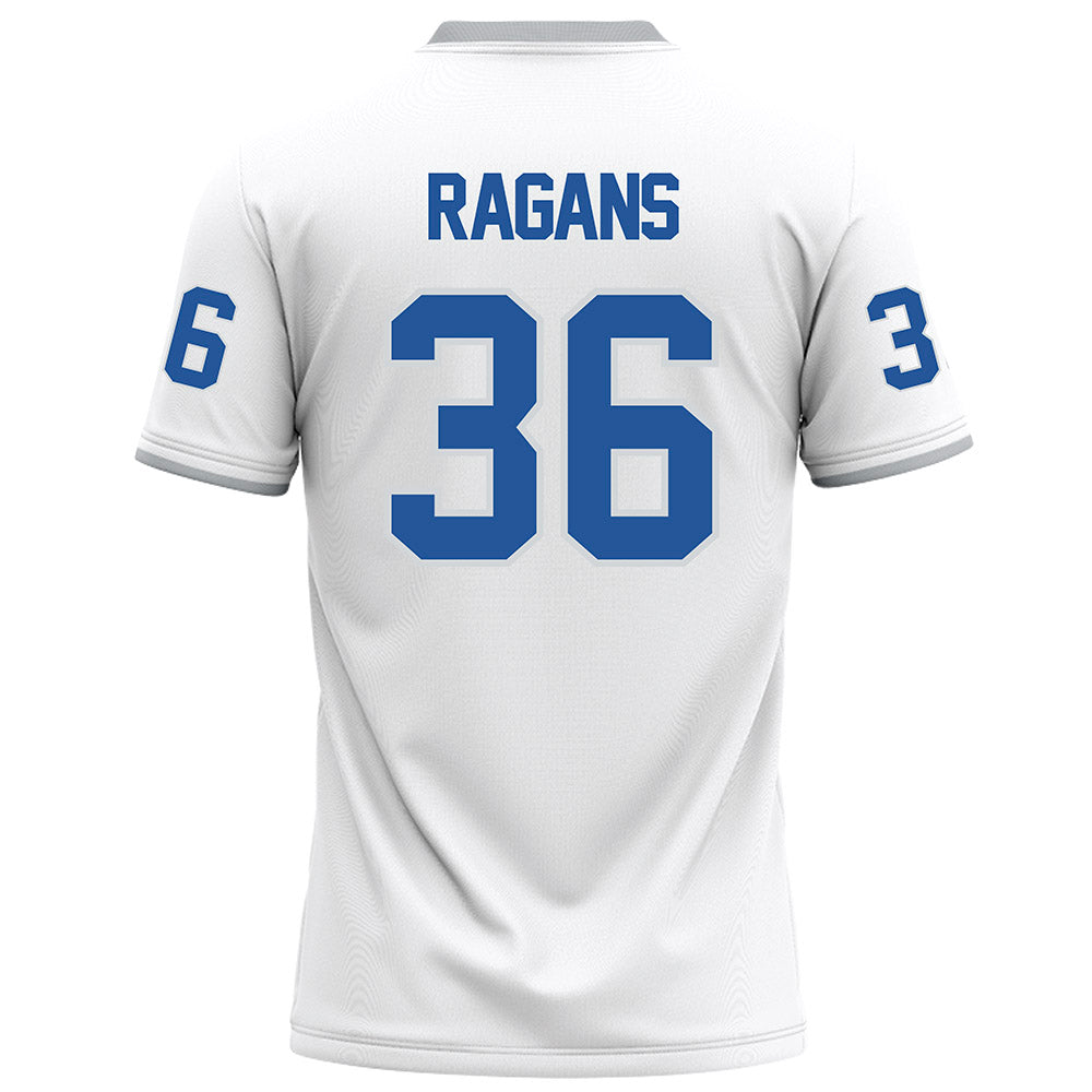 MTSU - NCAA Football : Christopher Ragans - White Football Jersey-1