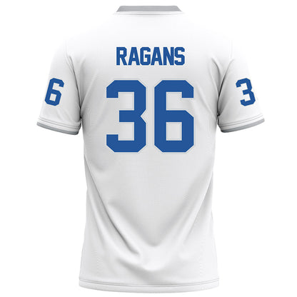 MTSU - NCAA Football : Christopher Ragans - White Football Jersey-1