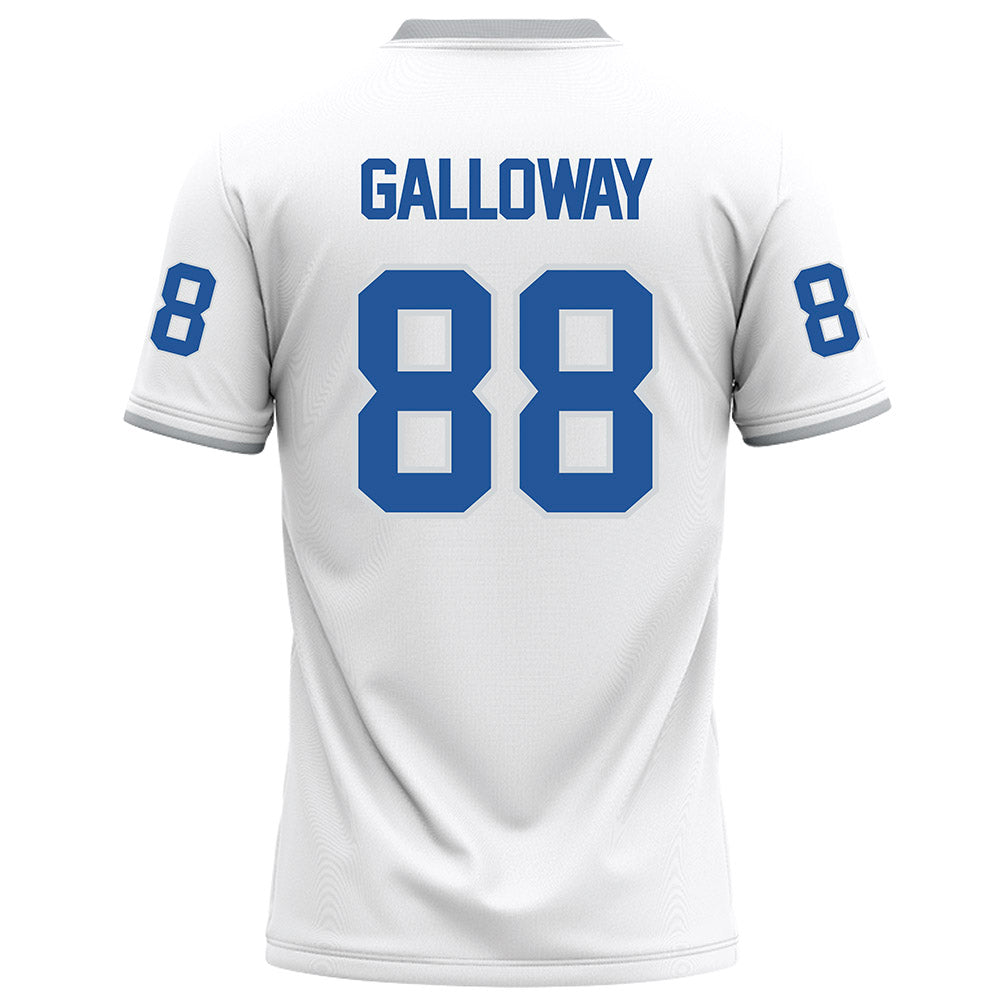 MTSU - NCAA Football : Tayvion Galloway - White Football Jersey-1