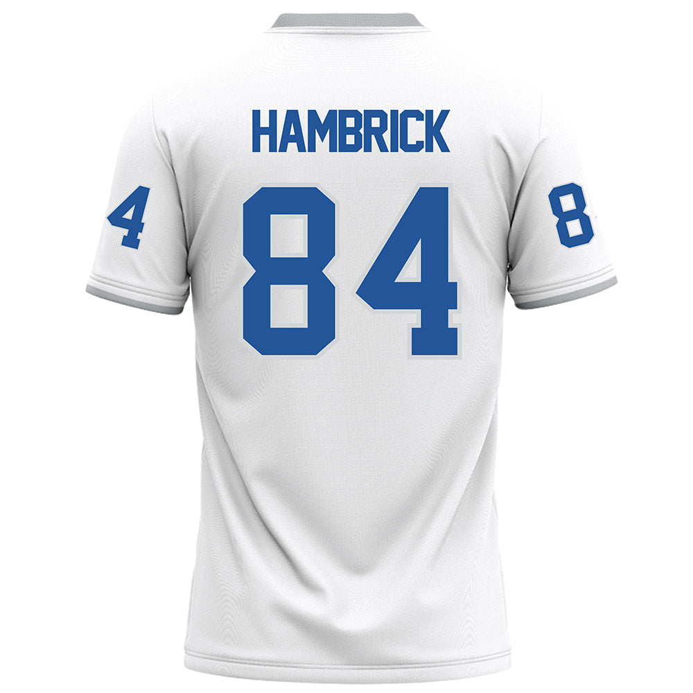 MTSU - NCAA Football : Jadin Hambrick - White Football Jersey-1