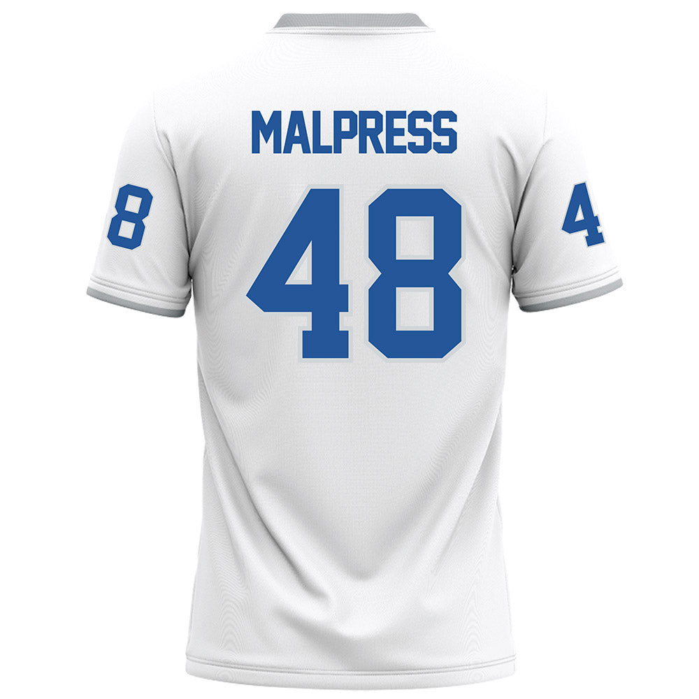 MTSU - NCAA Football : Darnell Malpress - White Football Jersey-1