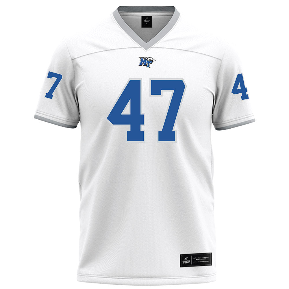 MTSU - NCAA Football : Chayce Smith - White Football Jersey-0