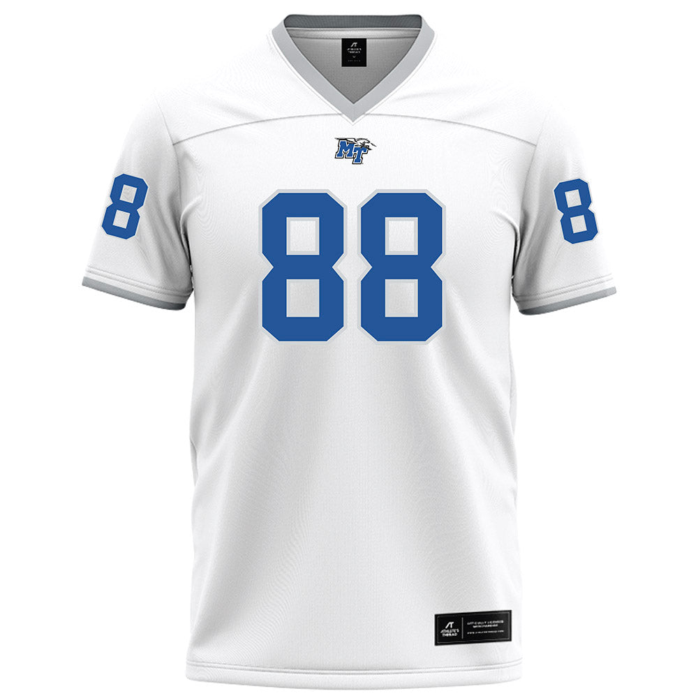 MTSU - NCAA Football : Tayvion Galloway - White Football Jersey-0