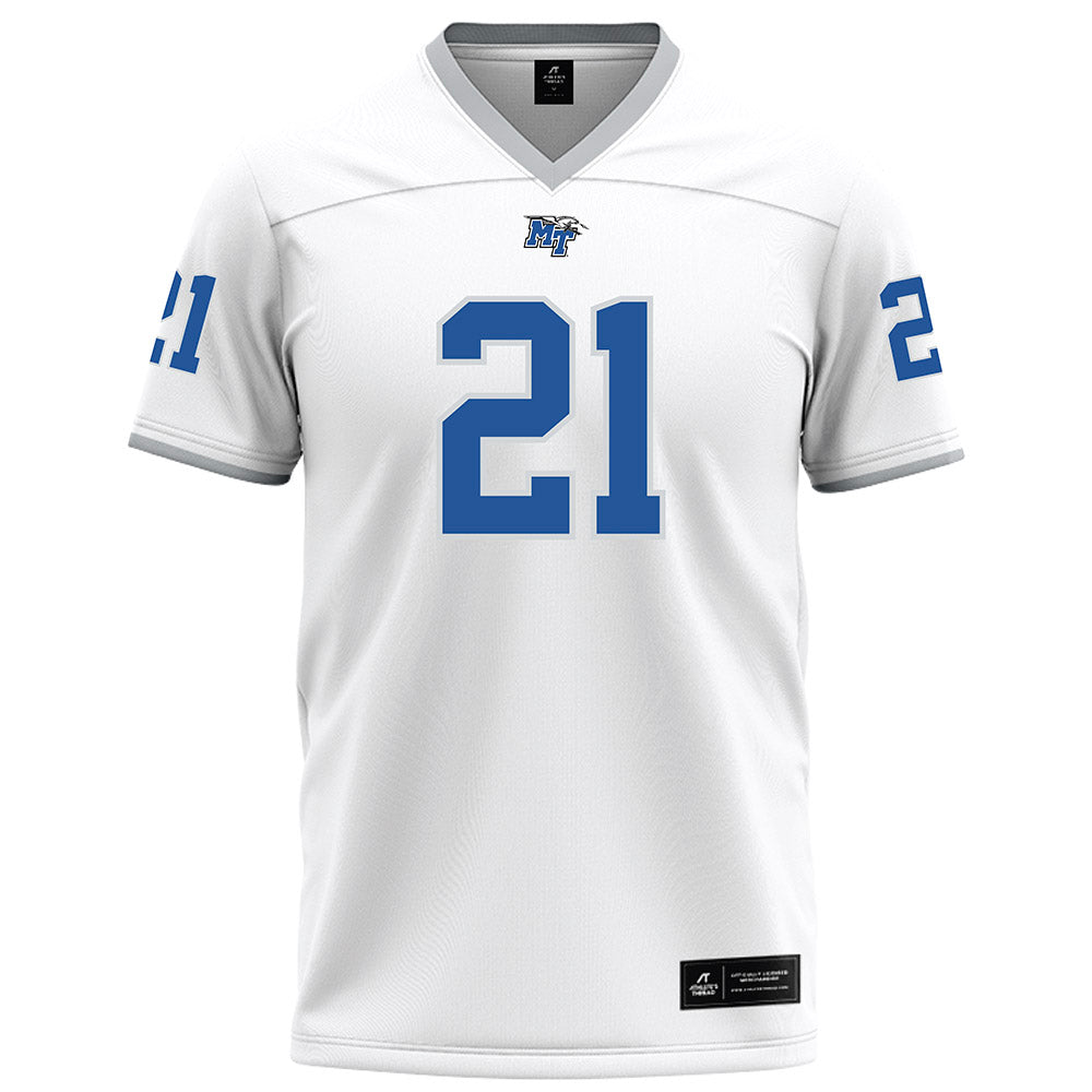 MTSU - NCAA Football : Jason Hardy - White Football Jersey-0