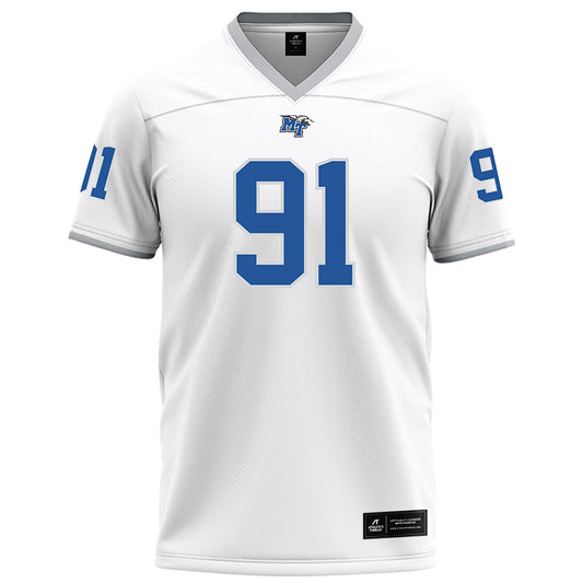 MTSU - NCAA Football : Dominic Bourgeois - White Football Jersey-0