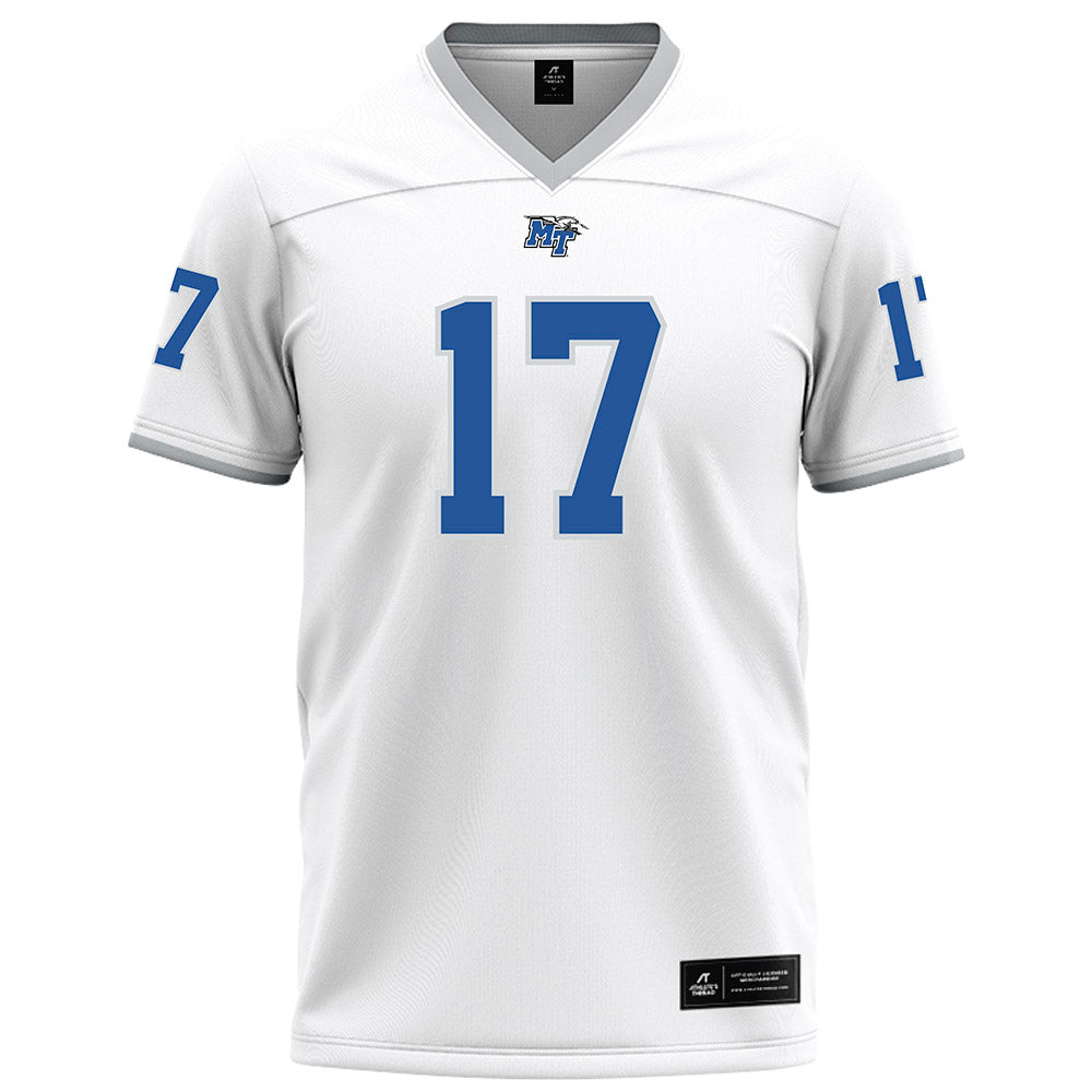 MTSU - NCAA Football : Jayson Lowe - White Football Jersey-0