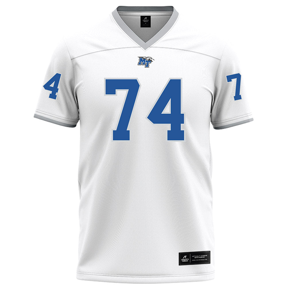 MTSU - NCAA Football : Jonathan Waller - White Football Jersey-0